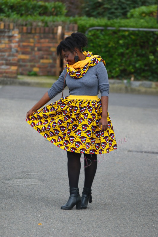 Mini jupe d'été - Jupe en WAX africain - Style dAfrique