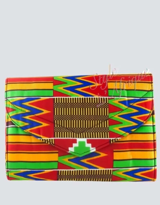 sac à main pochette wax et sandales ankara africain ethnique