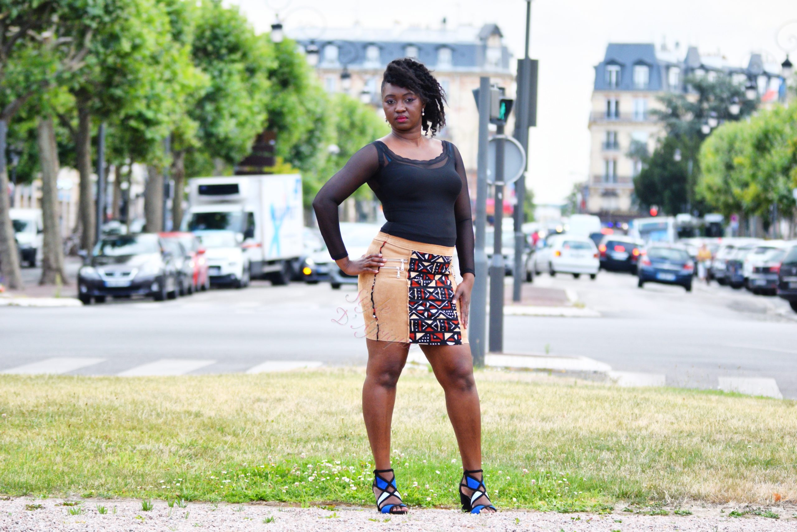 Mini jupe d'été - Jupe en WAX africain - Style dAfrique