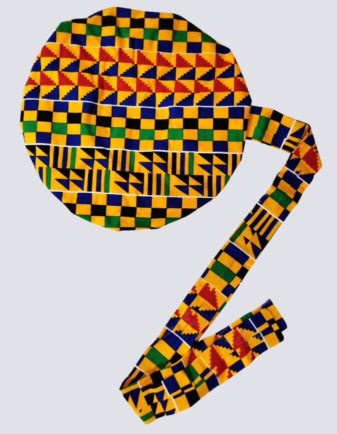 Turban Bonnet satin KENTE