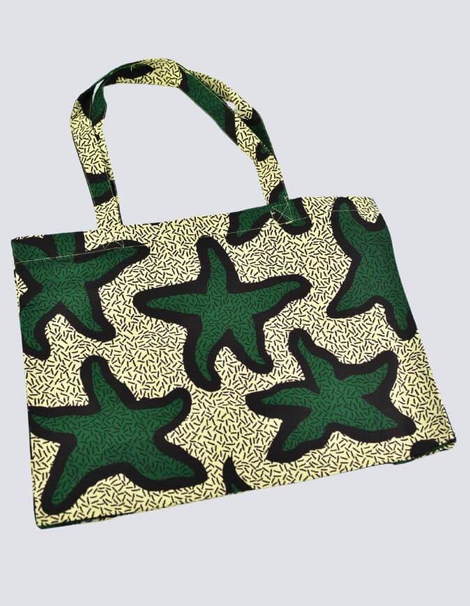 Tote bag wax sky totebag tote-bag Sac pochette wax africain ankara