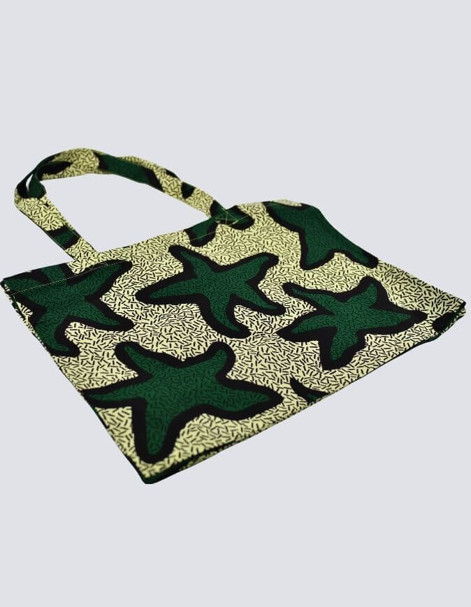 Tote bag wax sky totebag tote-bag Sac pochette wax africain ankara