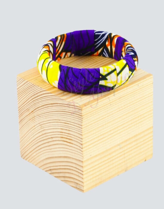 bracelet wax africain feuillage