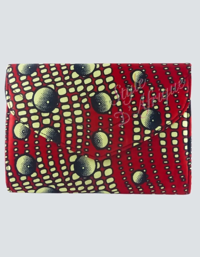 Sac pochette wax africain ankara